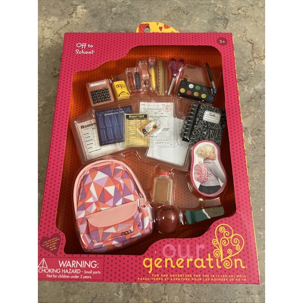 Our Generation Off to School Accessory Set for 18" Dolls